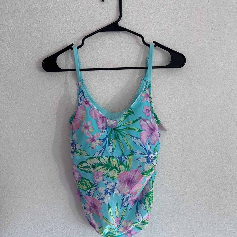 Adore Me Women Floral Top - Blue and Pink